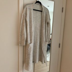 Slouchy soft long cardigan